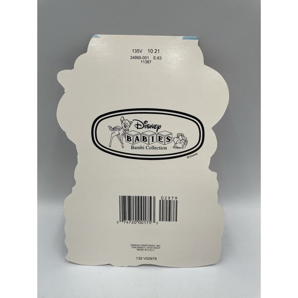 Vintage Baby's First Valentine Bambi Gibson Greetings Card - Picture 4 of 4